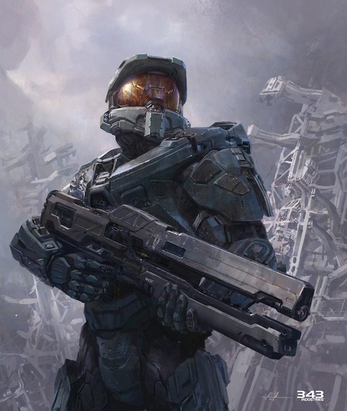 halo 4 master chief concept art