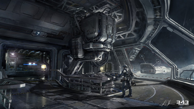 Halo 4 Concept Art by John Wallin Liberto