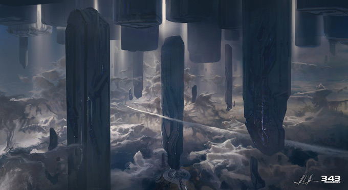 Halo 4 Concept Art by John Wallin Liberto