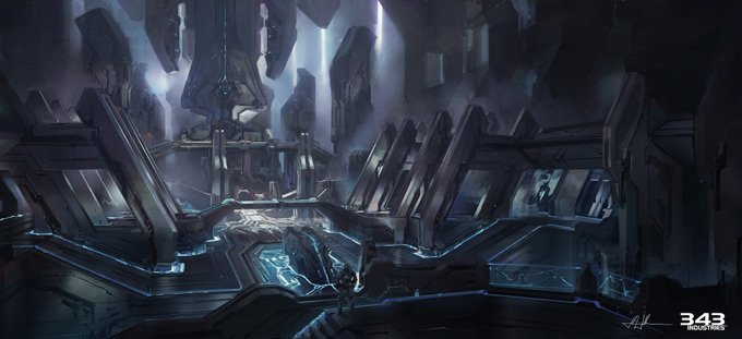 Halo 4 Concept Art by John Wallin Liberto