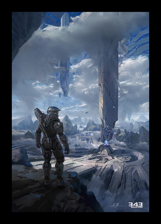 Halo 4 Concept Art by John Wallin Liberto