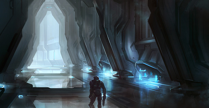 Halo 4 Concept Art by Josh Kao