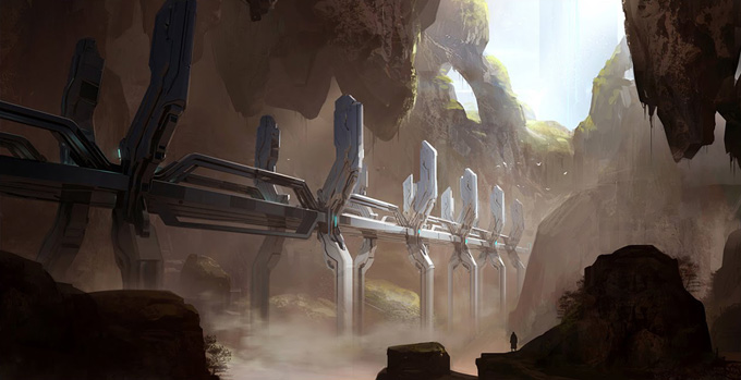 Halo 4 Concept Art by Josh Kao