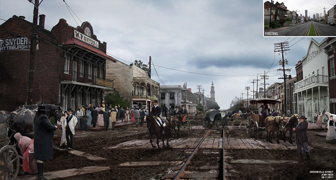 Django Unchained Concept Art by Josh Nizzi