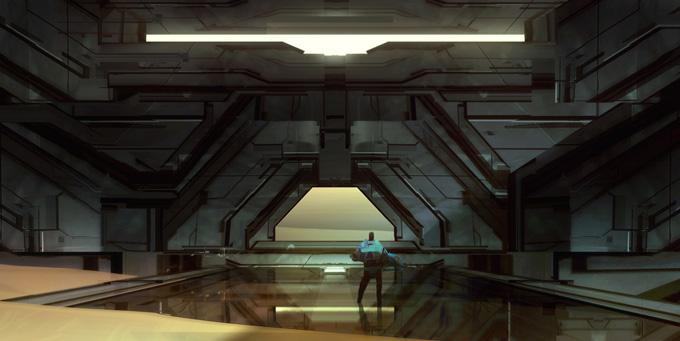 Halo 4 Concept Art by Tom Scholes