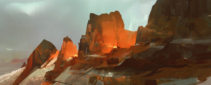 Halo 4 Concept Art by Tom Scholes