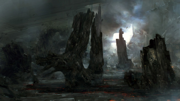 Halo 4 Concept Art by Tom Scholes