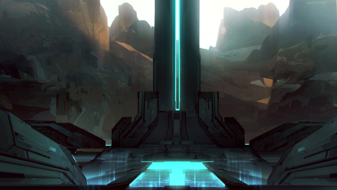 Halo 4 Concept Art by Tom Scholes