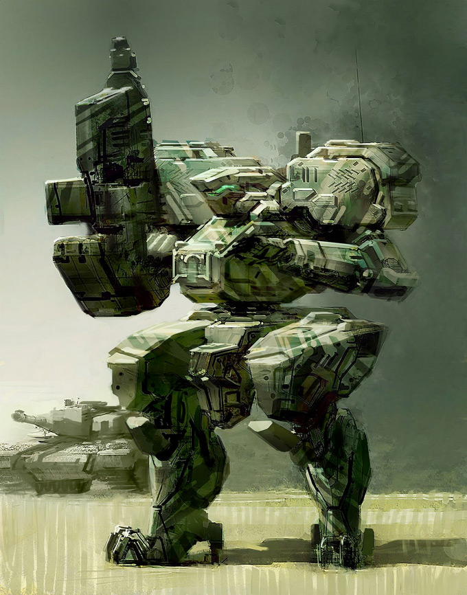 Mech Concept Art by Paul Christopher | Concept Art World