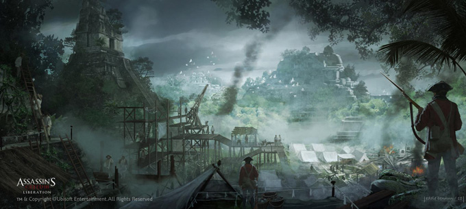 Assassin's Creed III Liberation Concept Art by Eddie Bennun