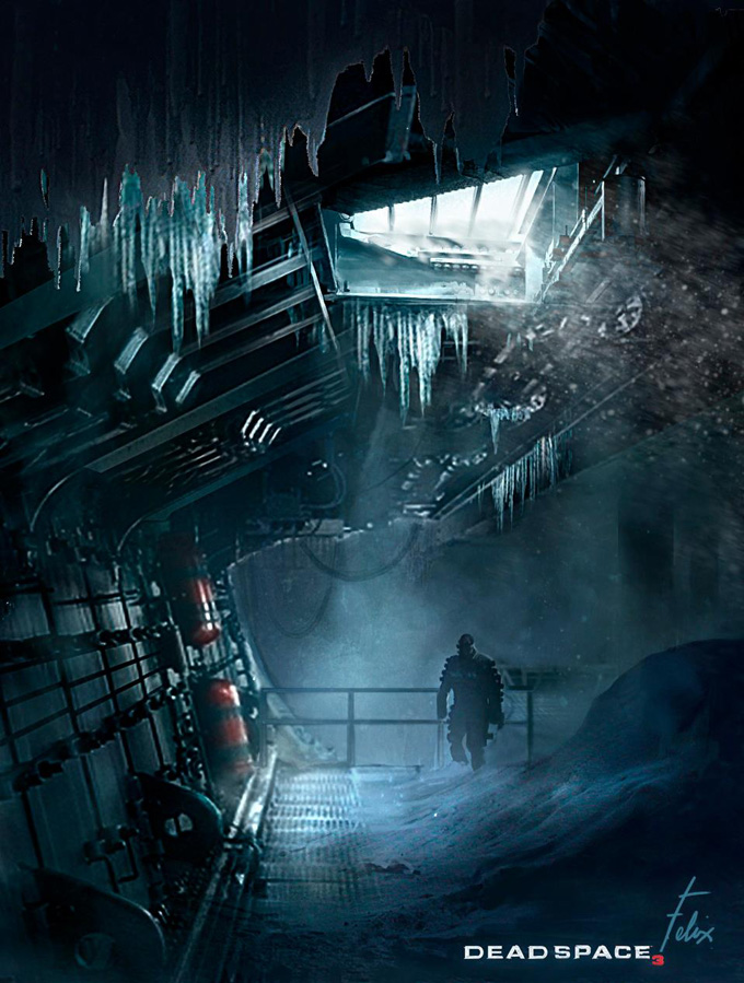 Dead Space 3 Concept Art by Jason Felix