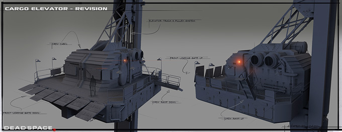Dead Space 3 Concept Art by David Hobbins