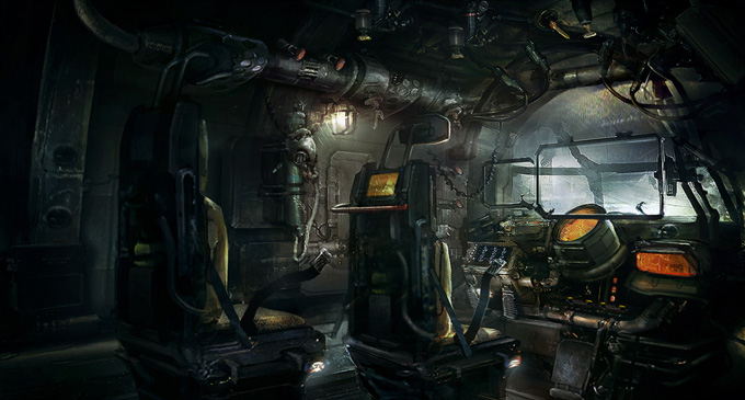 Dead Space 3 Concept Art by Jens Holdener