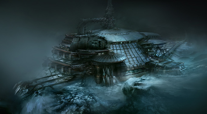 Dead Space 3 Concept Art by Jens Holdener