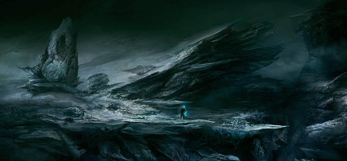 Dead Space 3 Concept Art by Jens Holdener