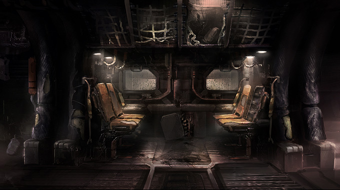 Dead Space 3 Concept Art by Jens Holdener