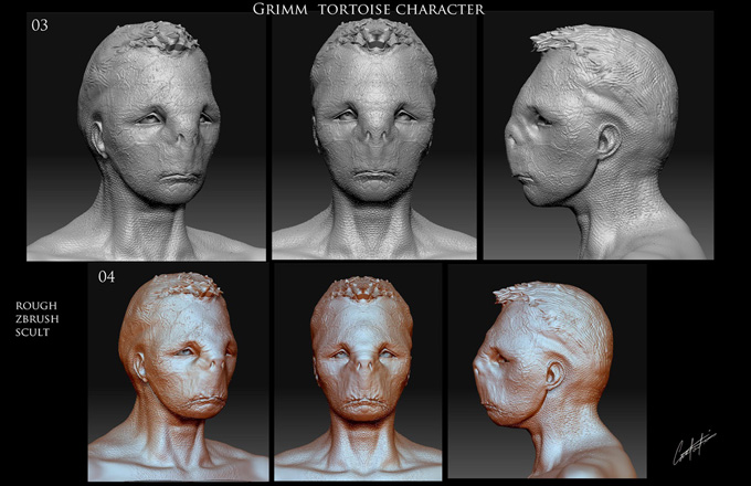 GRIMM Season 2 Concept Art by Constantine Sekeris