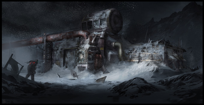 Dead Space 3 Concept Art by Patrick O'keefe