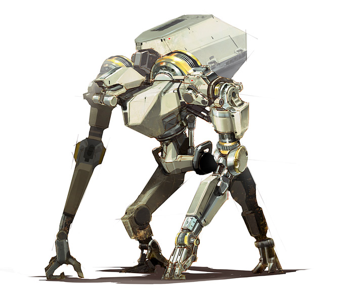 Robot Concept Art by Darren Quach