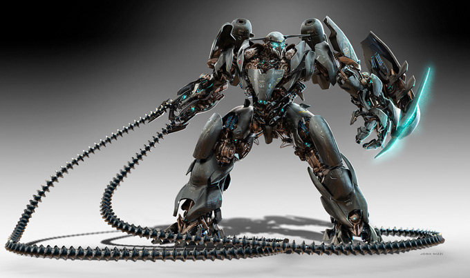Robot Concept Art by Josh Nizzi