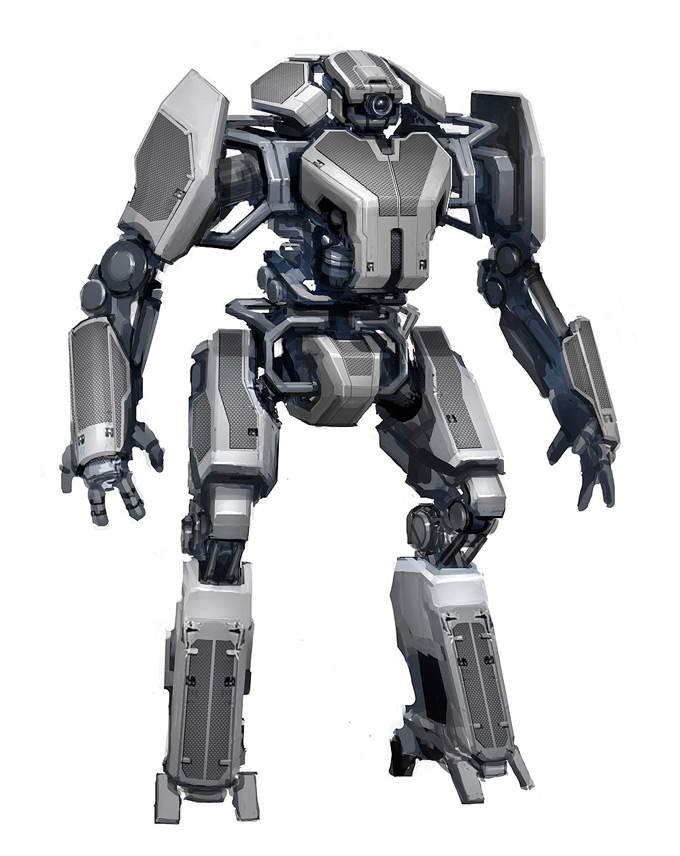 Robot Concept Art by Sam Brown