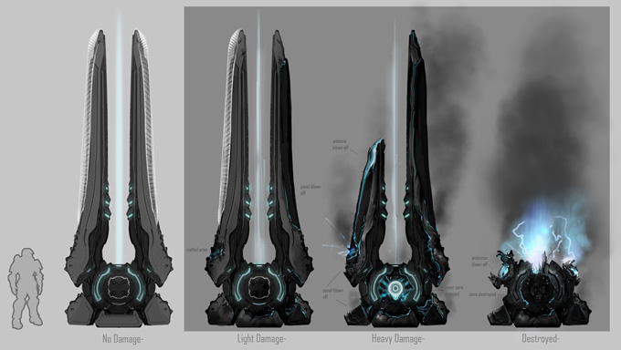 Halo 4 Concept Art by Dave Bolton