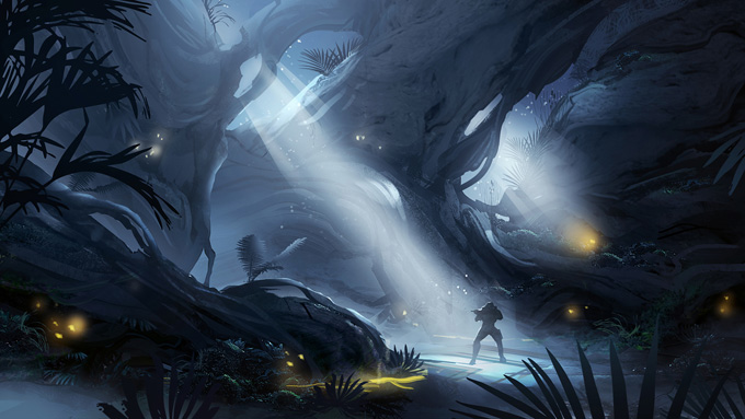 Halo 4 Concept Art by Dave Bolton