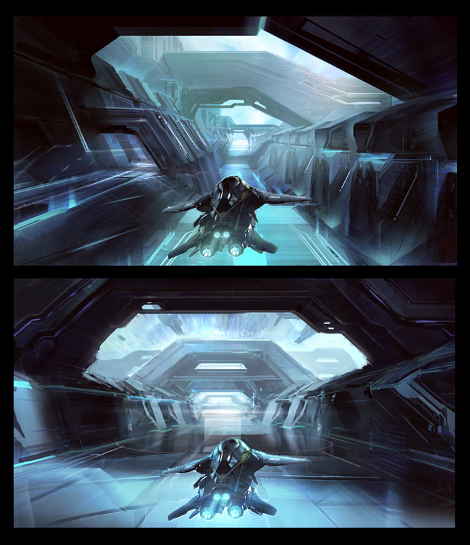 Halo 4 Concept Art by Dave Bolton