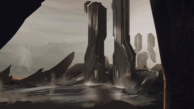 Halo 4 Concept Art by Dave Bolton