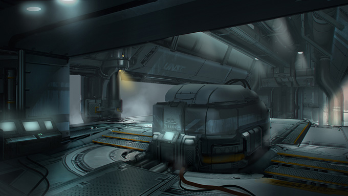 Halo 4 Concept Art by Dave Bolton