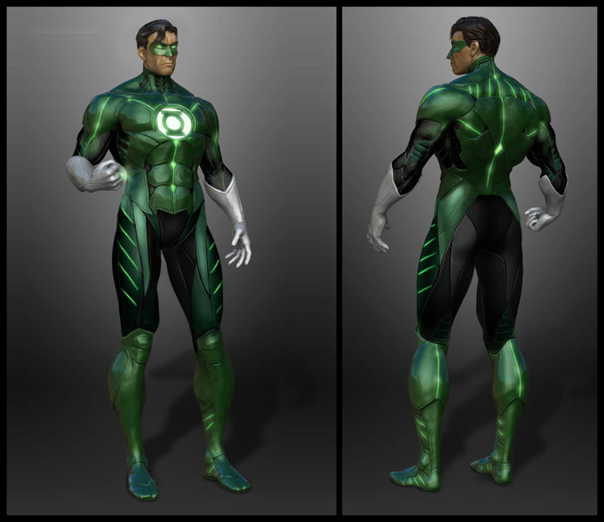 Injustice: Gods Among Us Concept Art Green Lantern