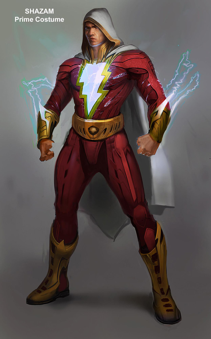 Injustice: Gods Among Us Concept Art Shazam