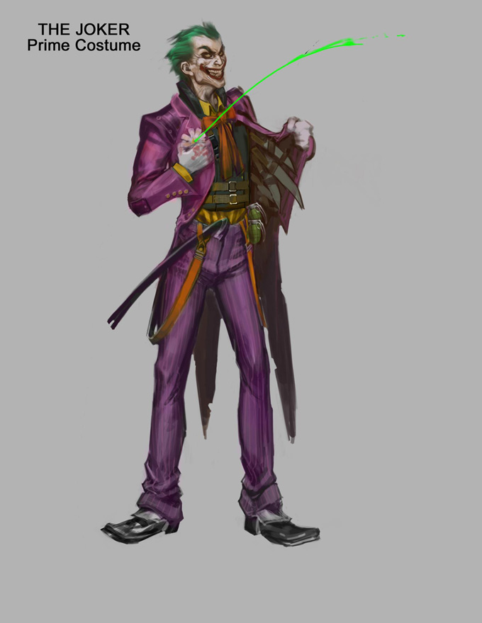 Injustice: Gods Among Us Concept Art The Joker