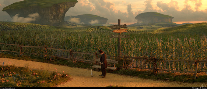 Oz Great Powerful Matte Painting Nicholas Hiatt