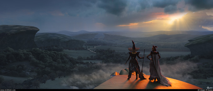 Oz Great Powerful Matte Painting Nicholas Hiatt