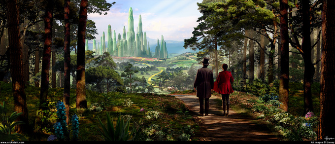 Oz Great Powerful Matte Painting Nicholas Hiatt