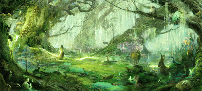 Snow White and the Huntsman Concept Art by John Dickenson