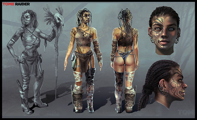 Tomb Raider Concept Art by Arman Akopian