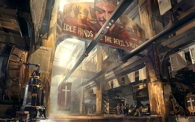 Bioshock: Infinite Concept Art by Ben Lo