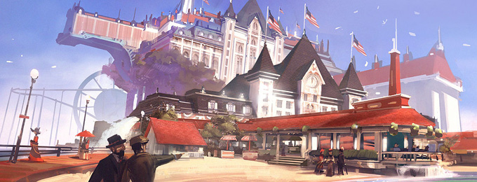 Bioshock: Infinite Concept Art by Ben Lo