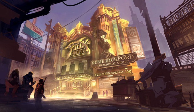 Bioshock: Infinite Concept Art by Ben Lo