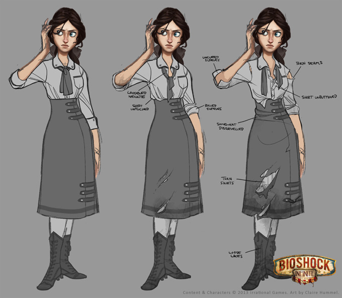 Bioshock: Infinite Concept Art by Claire Hummel