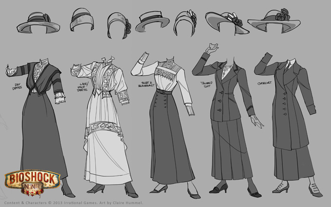 Bioshock: Infinite Concept Art by Claire Hummel