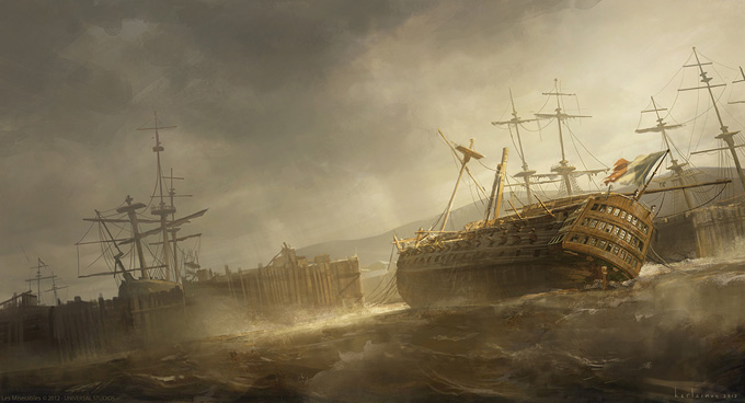 Les Miserables Concept Art by Karl Simon Gustafsson