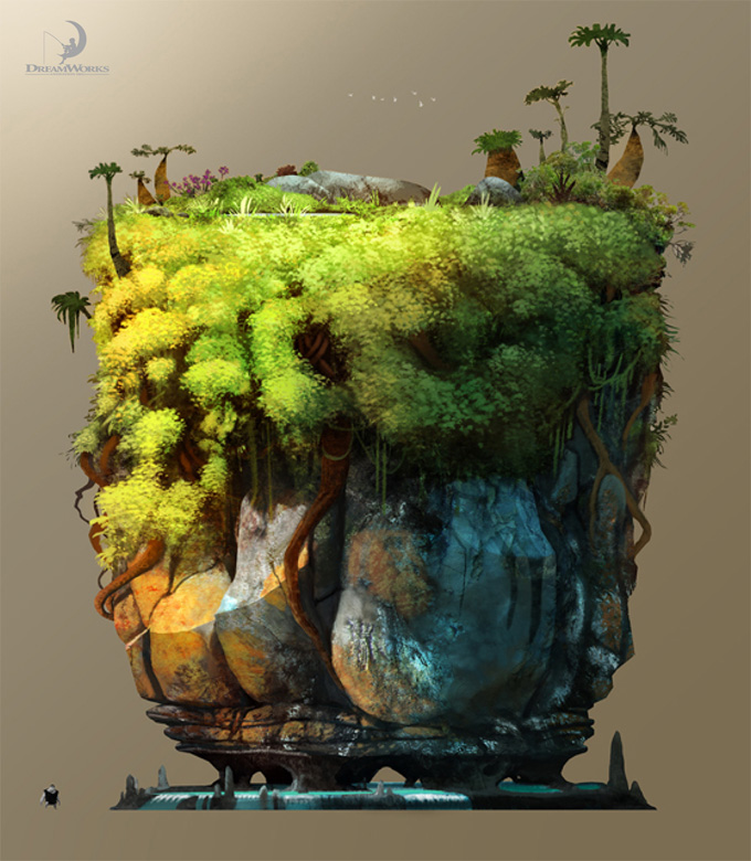The Croods Concept Art by Nicolas Weis