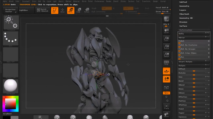 Creating a Sci-Fi Robot Warrior in ZBrush with Justin Fields