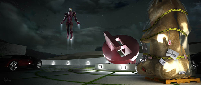 Iron Man 3 Concept Art by Andrew Leung