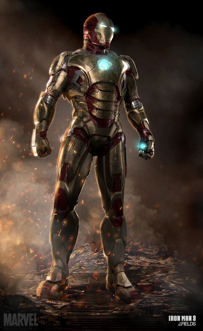 Iron Man 3 Concept Art and Production Designs by Justin Goby Fields