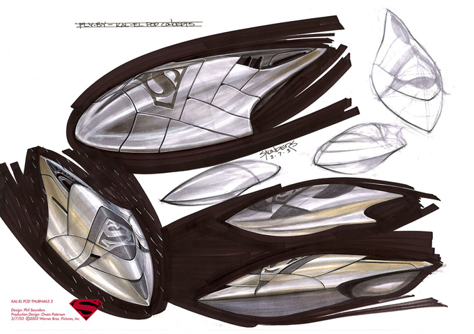 Superman: Flyby Concept Art by Phil Saunders