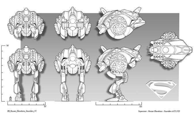 Superman: Flyby Concept Art by Phil Saunders